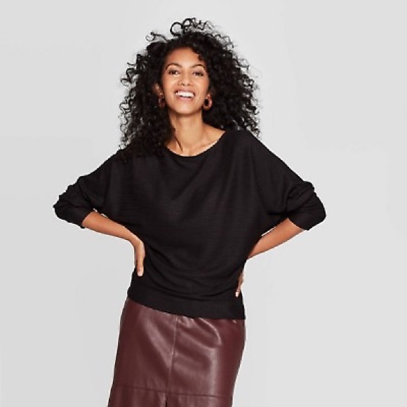 a new day Tops - Ribbed Batwing Top